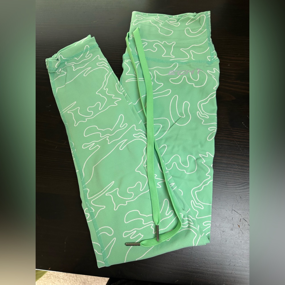 ECHT Mint Green Patterned Leggings